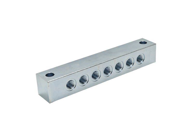 Коллекторный блок на 8 прямых выходов М10