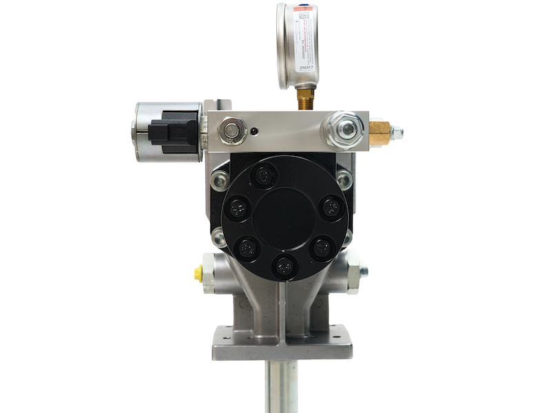 Насос для смазки АЦСС на ведро 27 кг (с гидравлическим приводом)