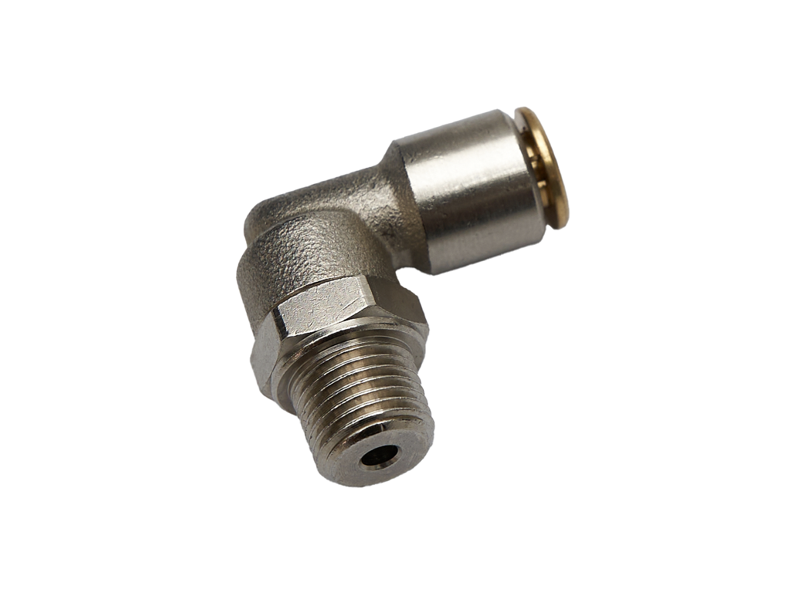 Угловой цанговый поворотный фитинг М10 ø6 мм