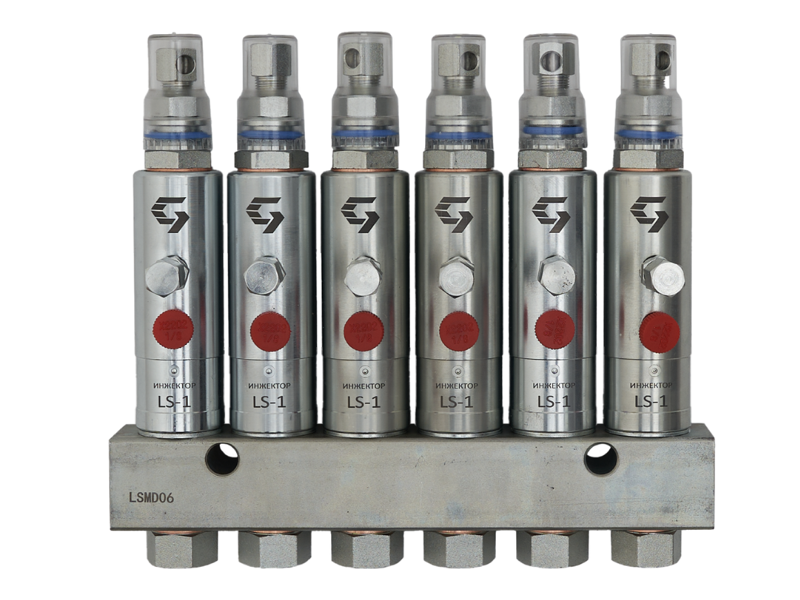 Сборка из 6-ти инжекторов LS-1