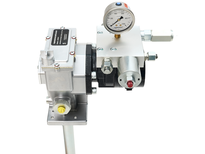 Насос для смазки АЦСС на ведро 41 кг (с гидравлическим приводом)